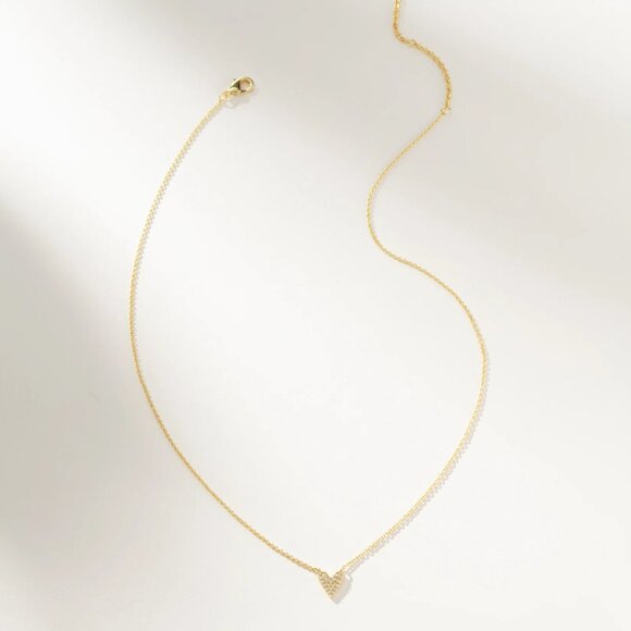 Uncommon James Pave Heart Necklace - Gold - Picture 13 of 14